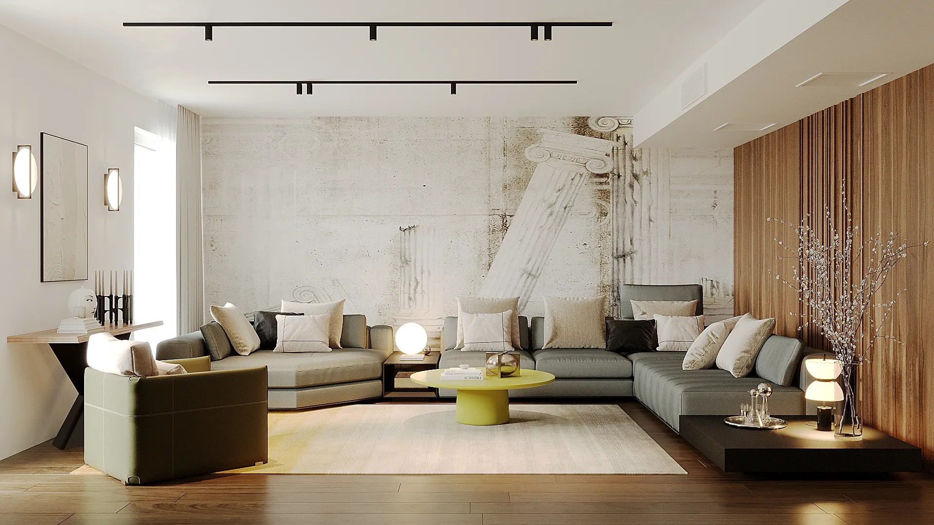 Proiect de design interior semnat Alexandra Avram