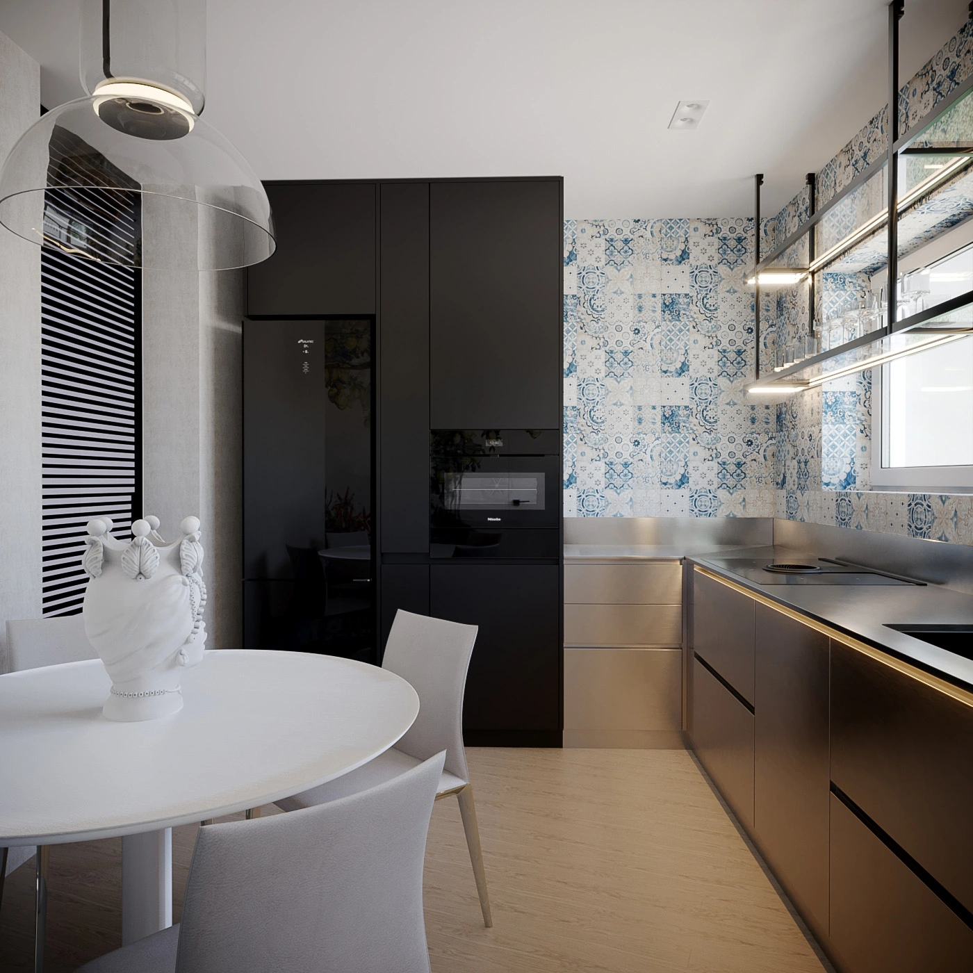 Interiorul proiectului Mediterranean Blue House, imaginea 5
