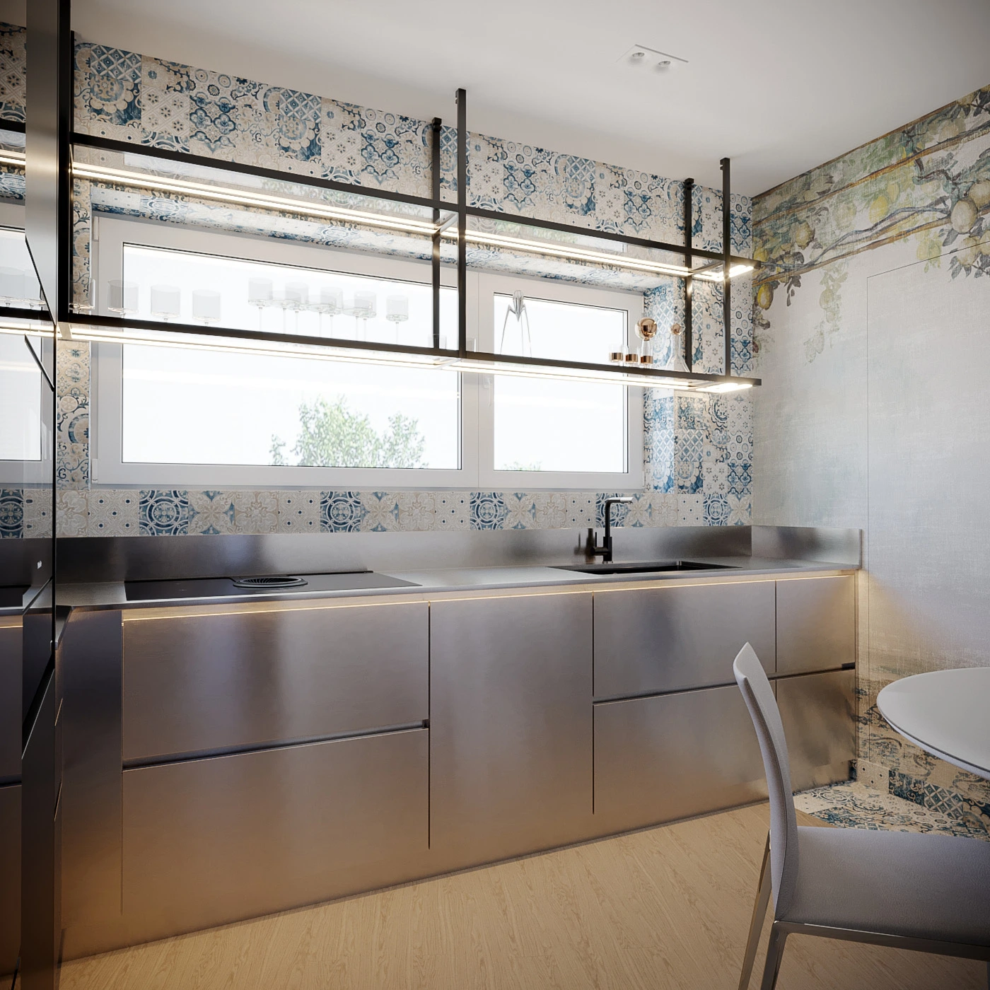 Interiorul proiectului Mediterranean Blue House, imaginea 6