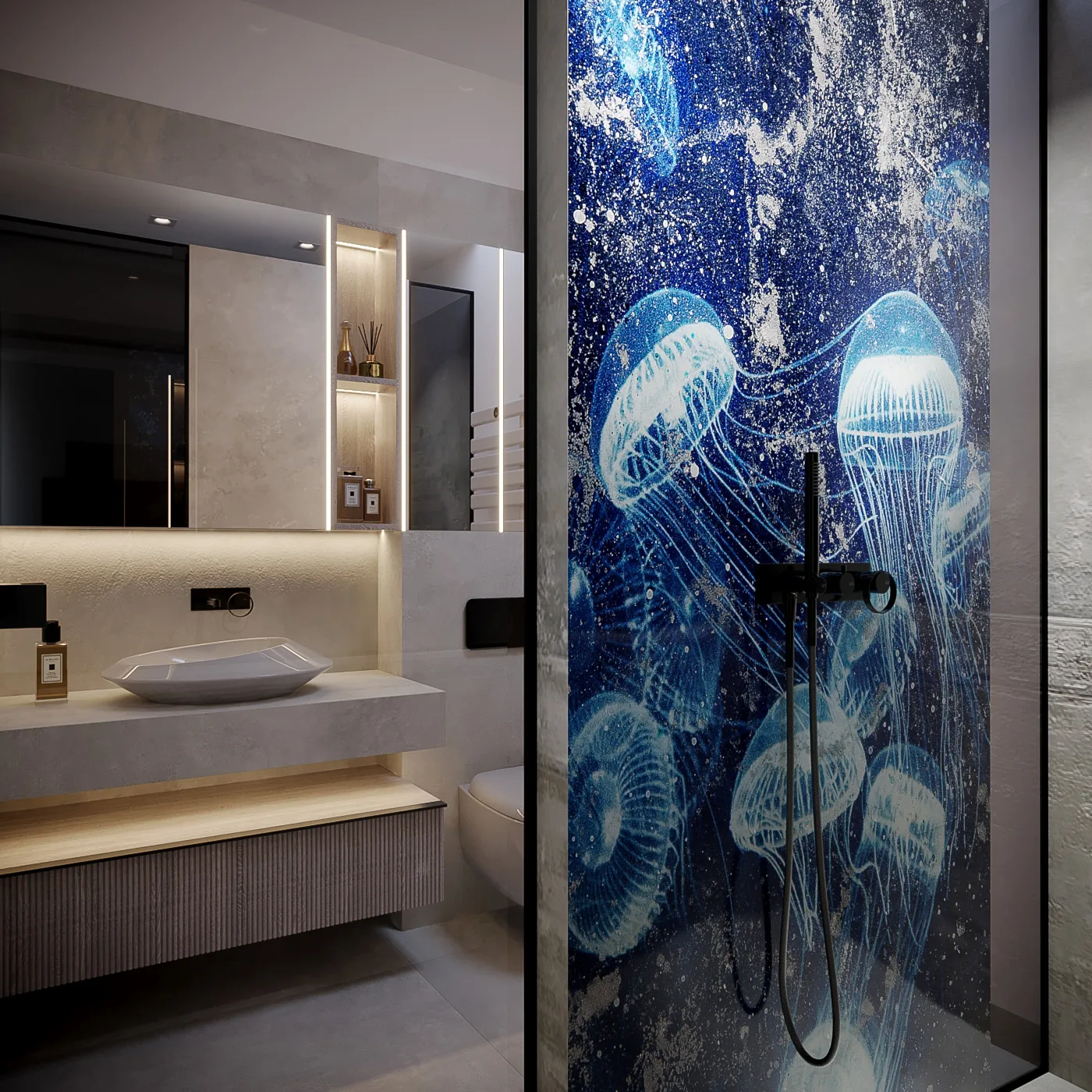 Interiorul proiectului Mediterranean Blue House, imaginea 11