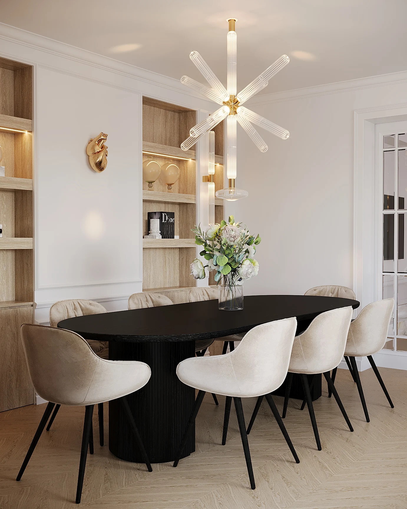 Interiorul proiectului Chantilly Lace House, imaginea 3