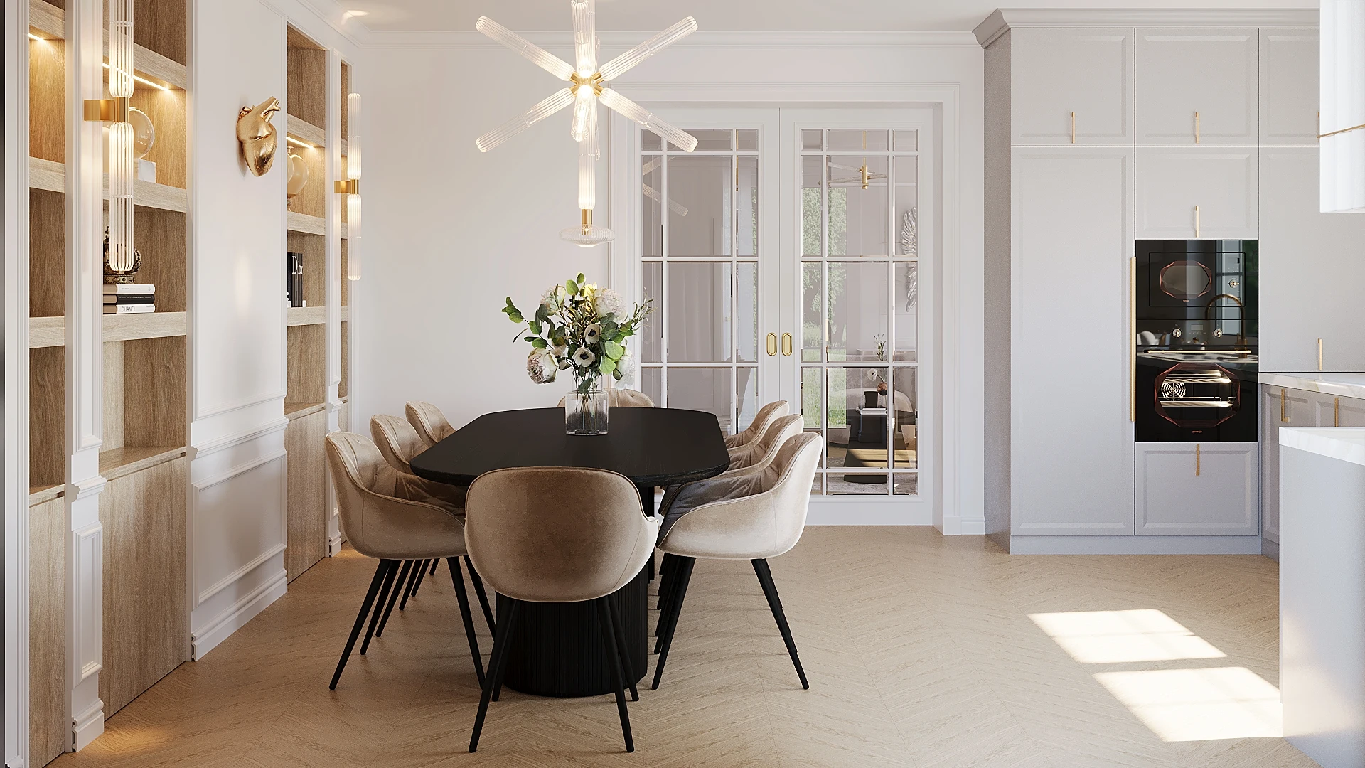 Interiorul proiectului Chantilly Lace House, imaginea 7