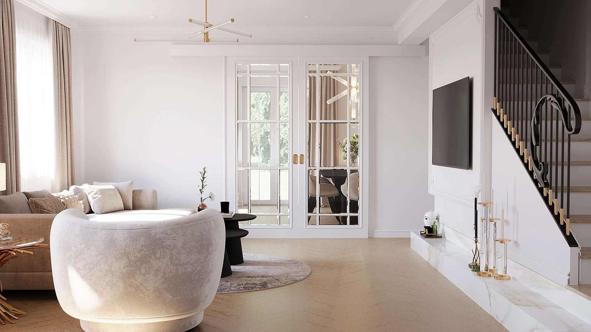 Interiorul proiectului Chantilly Lace House, imaginea 9