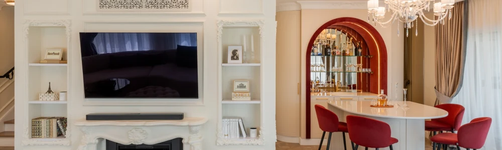 Velvet Reflections proiect de design interior