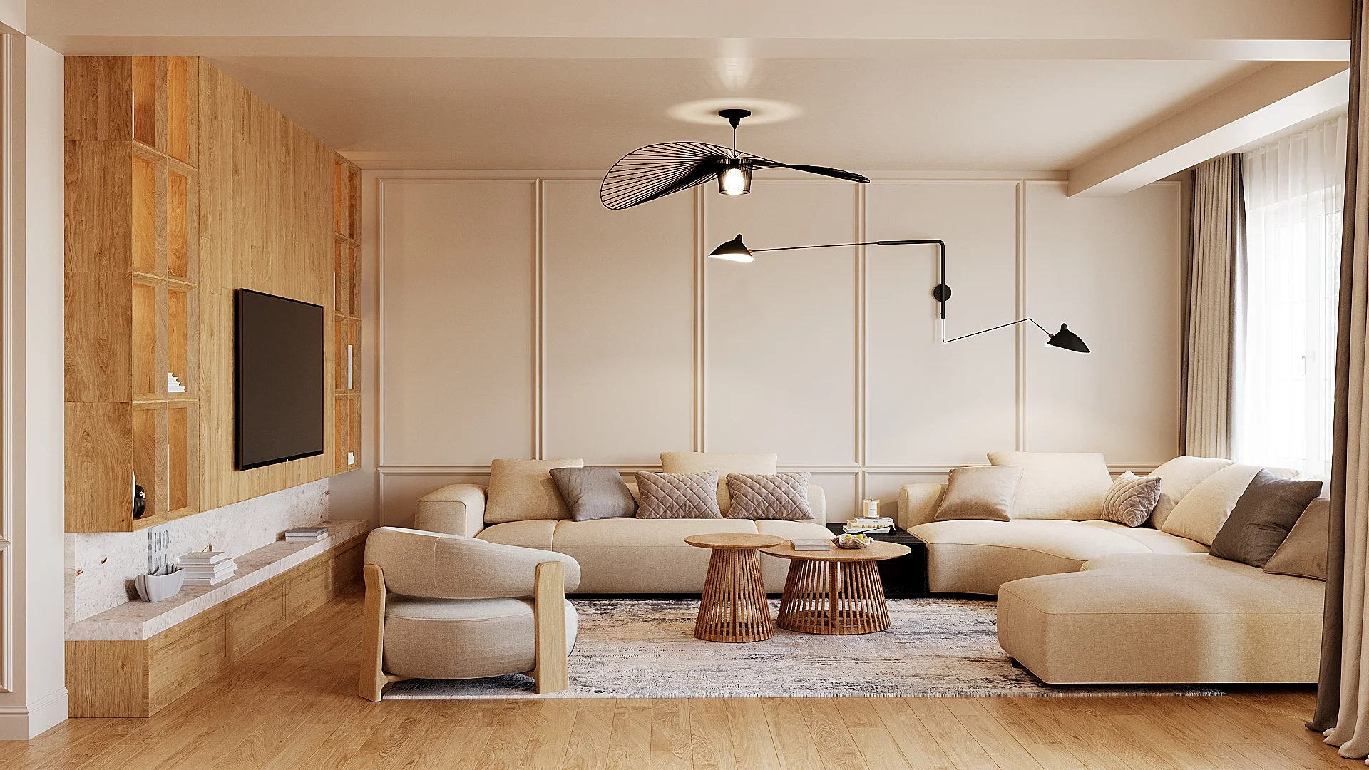 Honey Oak House interior, view 1