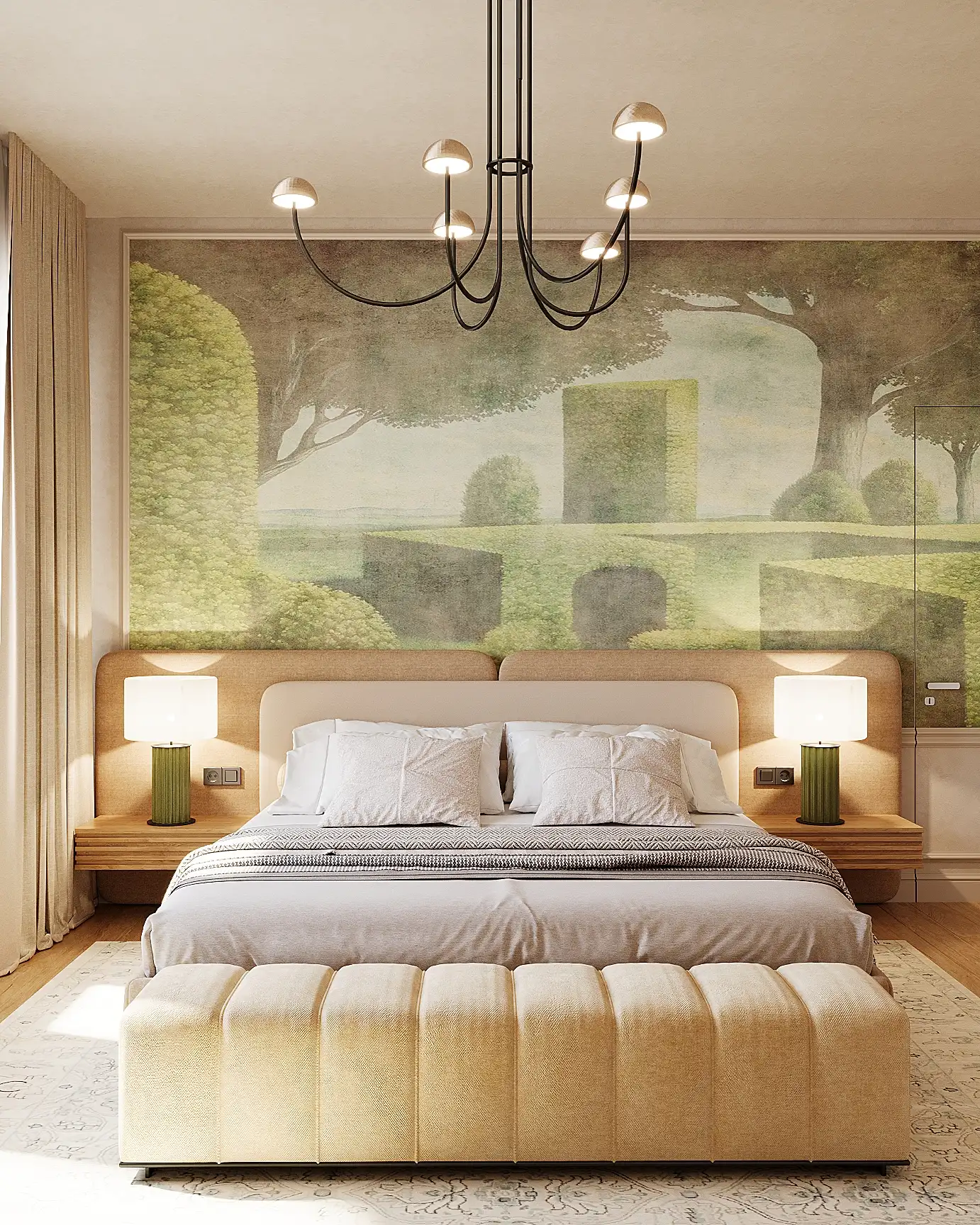Honey Oak House interior, view 12