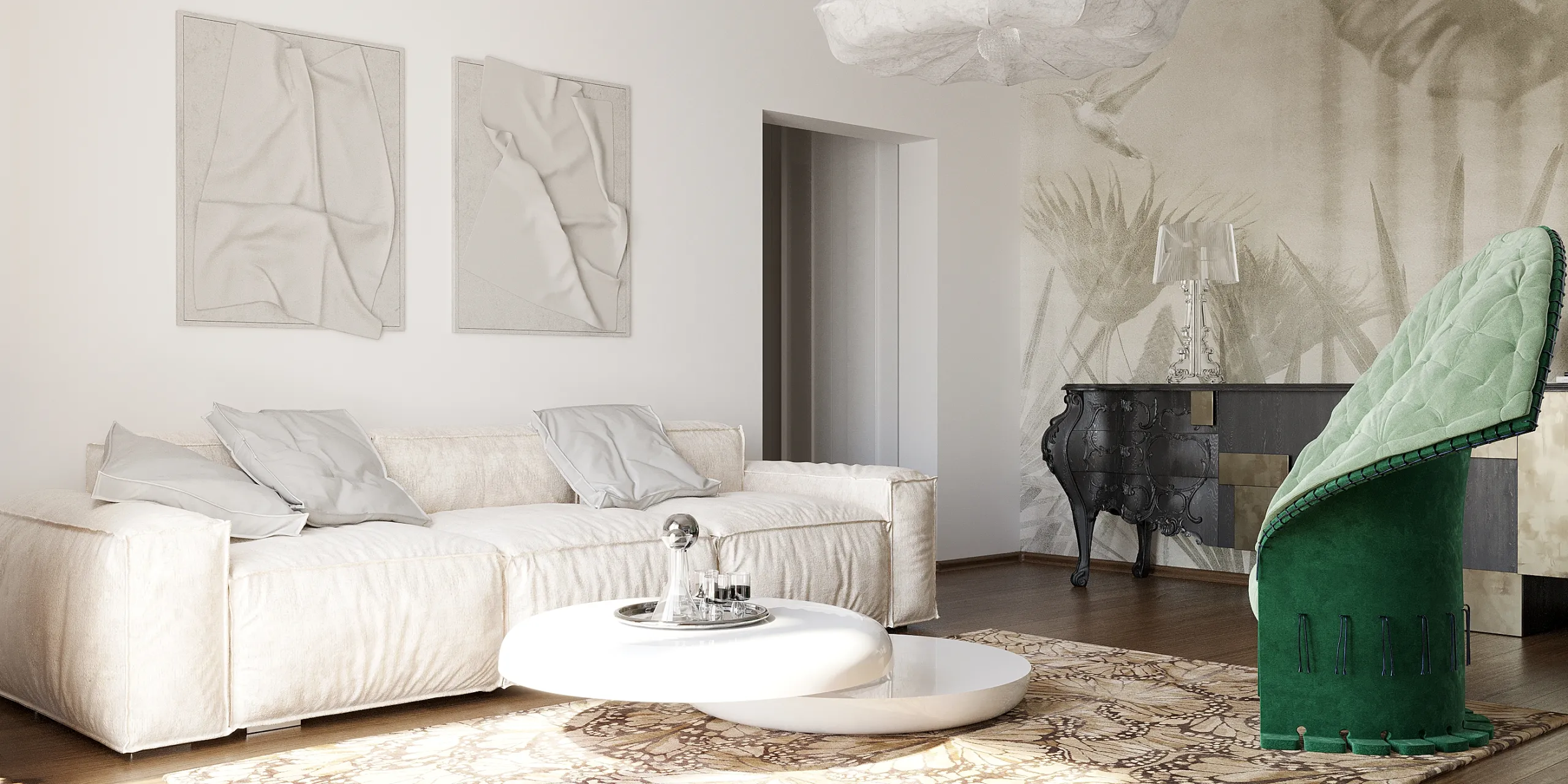 Iconic Apartment interior, view 1