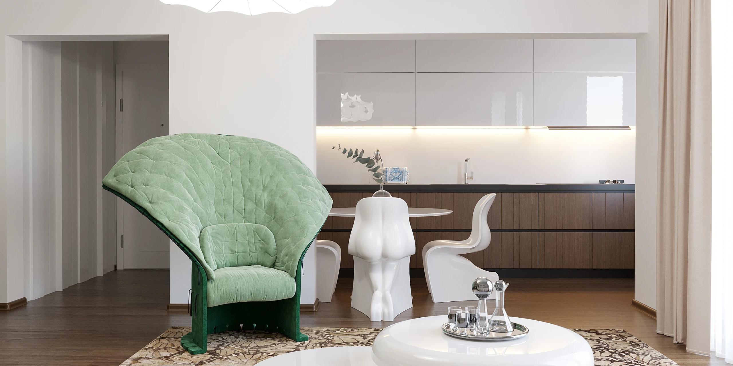 Iconic Apartment interior, view 2