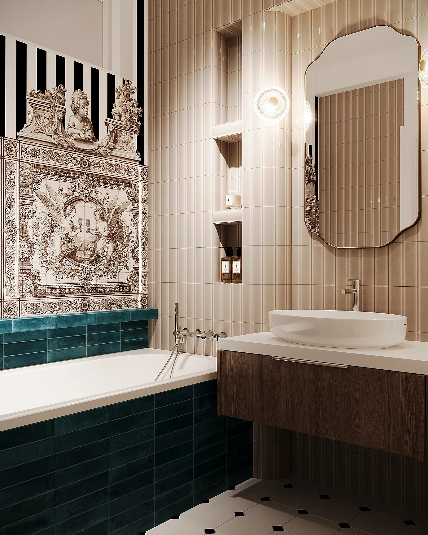 Interiorul proiectului Les Fleurs Apartment, imaginea 8